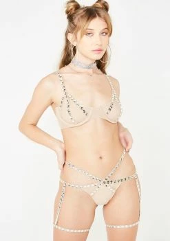 For Love & Lemons Sin City Garter Thong