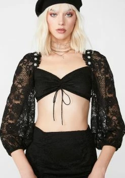 For Love & Lemons Lafayette Crop Top