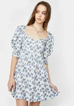 For Love & Lemons Taggart Floral Mini Dress