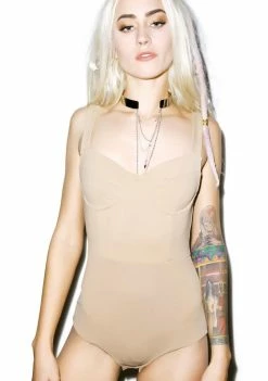 For Love & Lemons Lingerie & Sleepwear Show Off Solid Bodysuit