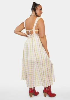 Wholesale π For Love & Lemons Plus Rue Midi π Dress Midi & Maxi π 7 For Love & Lemons Plus Rue Midi Dress Midi & Maxi