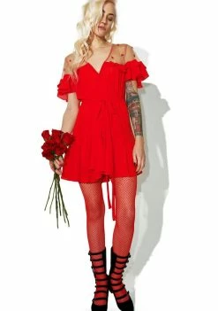Budget π For Love & Lemons Little Rosette Robe π 9 For Love & Lemons Little Rosette Robe