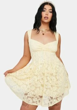 For Love & Lemons Plus August Mini Dress