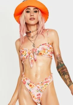 For Love & Lemons Orchid Ravi Bikini Bottoms