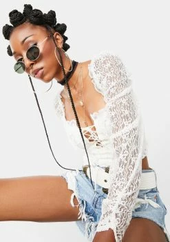 For Love & Lemons Tops Carrie Crop Top