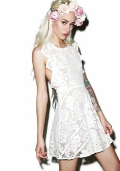 For Love & Lemons Gianna Apron Dress Dresses