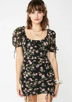 For Love & Lemons Biscotti Mini Dress Dresses