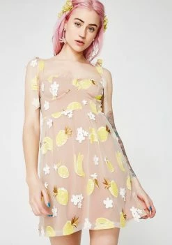 For Love & Lemons Fruitpunch Sequin Mini Dress