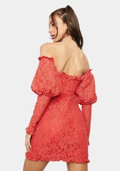 New 𧨠For Love & Lemons Clarisse Off Shoulder Mini π Dress π 7 For Love & Lemons Clarisse Off Shoulder Mini Dress