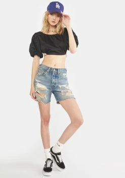 For Love & Lemons Tops Joanna Crop Top