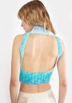 For Love & Lemons Rosa Crop Tank Sweater