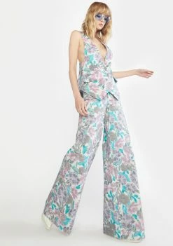 For Love & Lemons Bottoms Tamara Wide Leg Pants