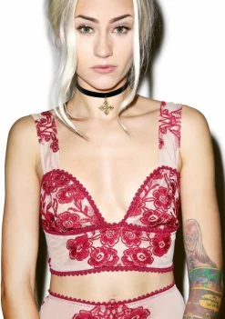 For Love & Lemons Tops Temecula Crop Top