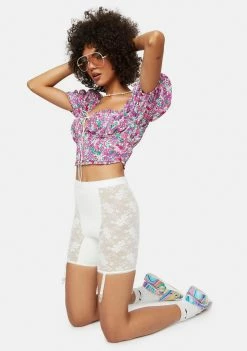 For Love & Lemons Katarina Crop Top