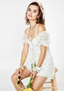 For Love & Lemons Eclair Mini Dress