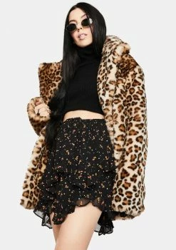 For Love & Lemons Willow Handkerchief Mini Skirt