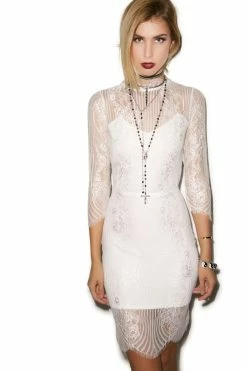 For Love & Lemons Rosette Dress
