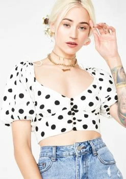 For Love & Lemons Tops Lexington Crop Top