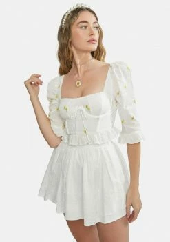 For Love & Lemons Abby Blouse