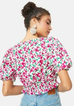 Flash Sale π For Love & Lemons Tops Petal Floral Blouse βοΈ 7 For Love & Lemons Tops Petal Floral Blouse
