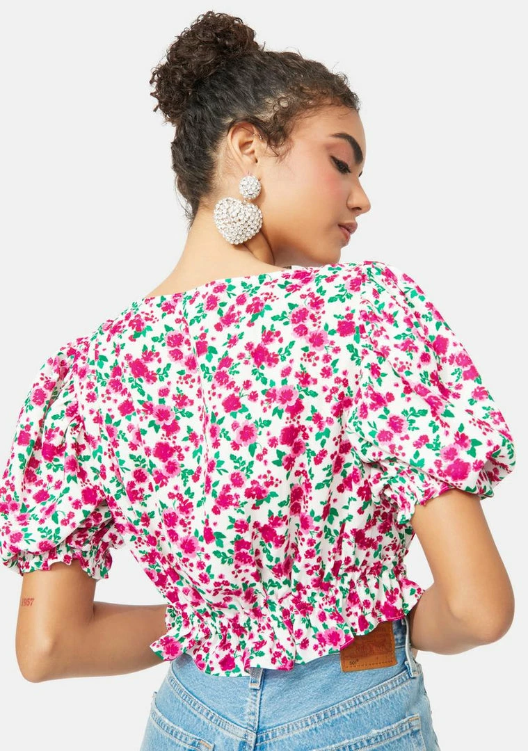 Flash Sale π For Love & Lemons Tops Petal Floral Blouse βοΈ 4 For Love & Lemons Tops Petal Floral Blouse