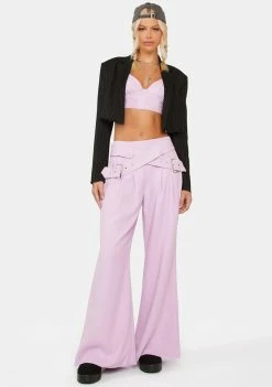 For Love & Lemons Natasha Pants Wide Leg Pants