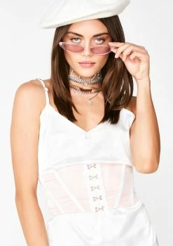 For Love & Lemons Romantic Passion Hook And Eye Corset Belts & Harnesses