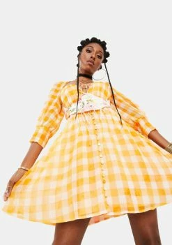 For Love & Lemons Mimosa Corset Dress Dresses