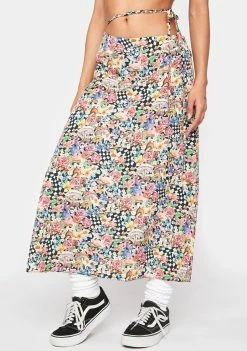 For Love & Lemons Maxi Skirt Deidre Midi Skirt