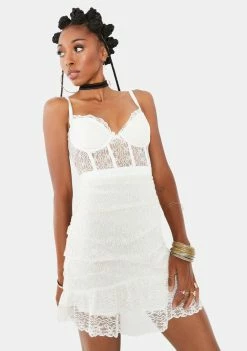 For Love & Lemons Carrie Mini Dress