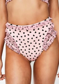 For Love & Lemons Claudia Hi Waist Bikini Bottoms