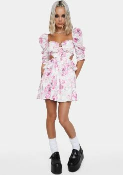 Discount β€οΈ For Love & Lemons Lucia Mini π Dress β¨ 6 For Love & Lemons Lucia Mini Dress