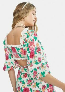 Top 10 βοΈ For Love & Lemons Ivory Becca Crop Top Tops π₯° 7 For Love & Lemons Ivory Becca Crop Top Tops
