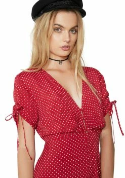 For Love & Lemons Button Up Dress