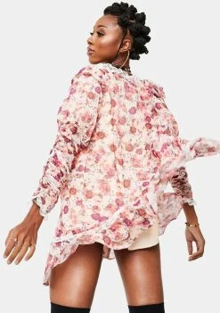 For Love & Lemons Tea Rose Evie Swing Dress Dresses