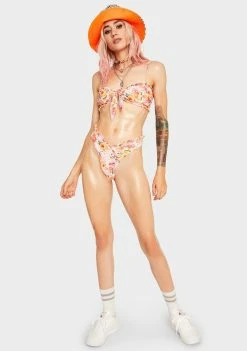 For Love & Lemons Orchid Ravi Bikini Top Swim