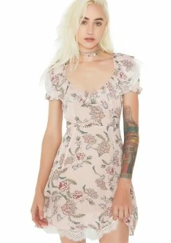For Love & Lemons Dresses Bee Balm Mini Dress