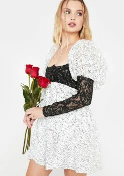 For Love & Lemons Clarisse Mini Dress Dresses