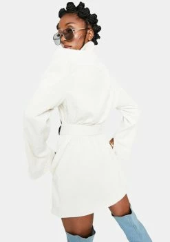 For Love & Lemons Dresses Ivory Carson Blazer Dress