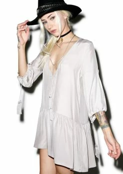 For Love & Lemons Dresses Monterey Sand Mini Dress