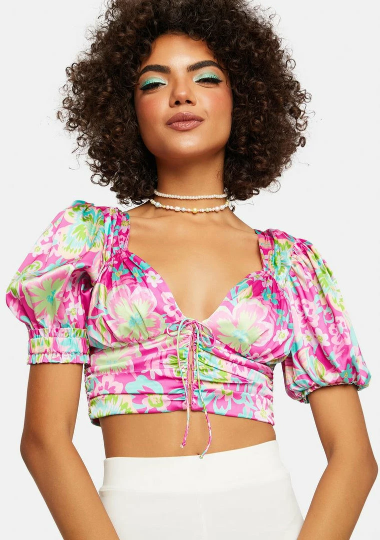 Budget π₯° For Love & Lemons Julien Crop Top β 1 For Love & Lemons Julien Crop Top