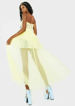 For Love & Lemons Sunshine Maxi Dress