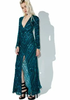 For Love & Lemons J'Adore Maxi Dress