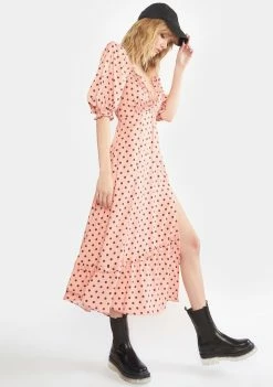 For Love & Lemons Dresses Keely Midi Dress