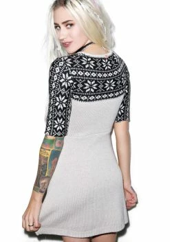 For Love & Lemons Ice Queen Mini Dress