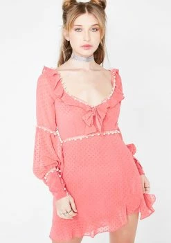 For Love & Lemons Marquee Mini Dress Dresses
