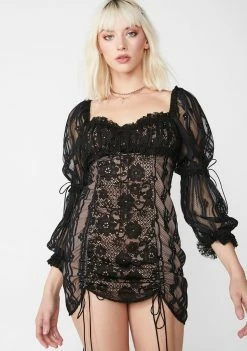 For Love & Lemons Monroe Mini Dress Dresses