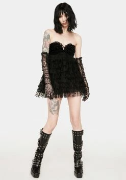 For Love & Lemons Jourdan Off The Shoulder Mini Dress Set Dresses