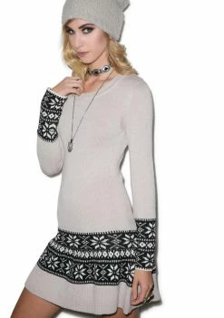 For Love & Lemons Snowflake Mini Dress Dresses