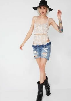 Best Pirce β€οΈ For Love & Lemons Mariette Embroidery Bodysuit Lingerie & Sleepwear π 6 For Love & Lemons Mariette Embroidery Bodysuit Lingerie & Sleepwear